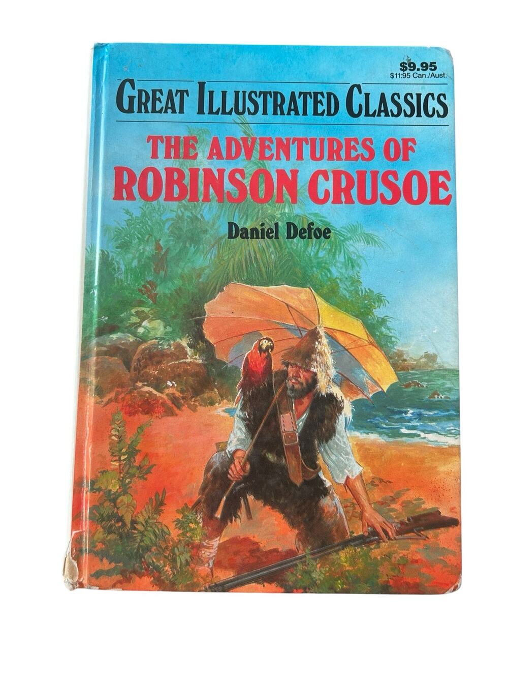 Vintage Great Illustrated Classics: The Adventures of Robinson Crusoe Hardcover